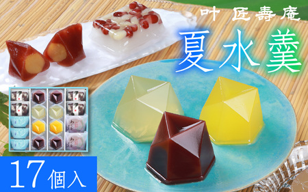 叶 匠壽庵 夏水羹 NGS-50 [Y010] / 水羊羹 水羊羹 水羊羹 水羊羹 水羊羹 水羊羹