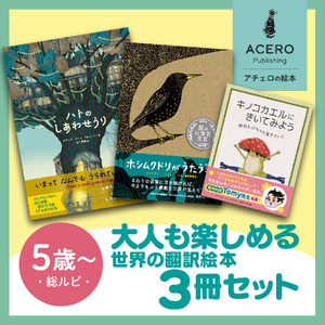 大人も楽しめる! イタリア・オランダ・イギリス の大人気翻訳絵本3冊セット[AR002] / 絵本