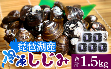 滋賀県の琵琶湖で取れた蜆 300g×5 計1.5kg [TT006] / 蜆