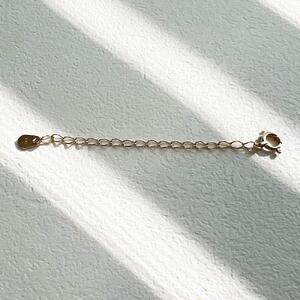 [K10イエローゴールド アジャスターチェーン]長さ5cmがとっても便利!ネックレスやブレスレットの長さ調整に SN1009-K10 ネックレス ネックレス ネックレス
