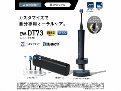パナソニック 音波振動ハブラシ ドルツ EW-DT73-A|Panasonic Doltz 電動歯ブラシ