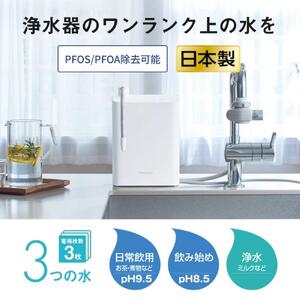 パナソニック アルカリイオン整水器 TK-AS31（医療機器認証番号 304AKBZX00082000）｜Panasonic