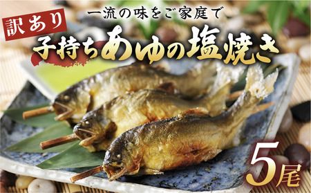 訳あり 子持ち あゆの塩焼き 5尾