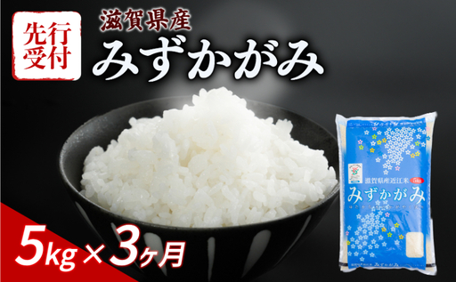 [令和8年産] 先行予約 新米 みずかがみ 5kg 3ヶ月定期便 令和8年産 米 こめ ご飯 米 定期便