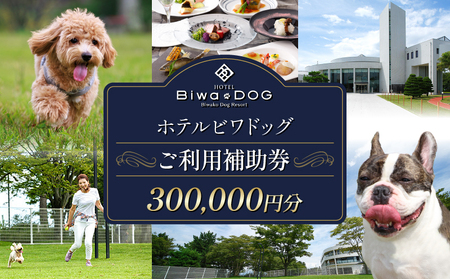 ホテル ビワドッグ ご利用補助券 300,000円分 利用券 レストラン