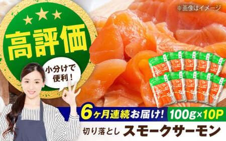 【全6回】スモークサーモン 100ｇ×10[AQAJ039]スモークサーモンスモークサーモンサーモンサーモン