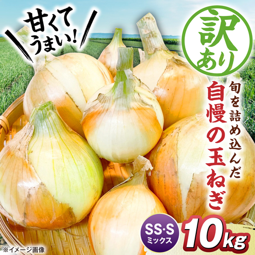 【先行予約】【訳あり】玉ねぎ10kg（SS・Sサイズミックス）[AQDZ002]玉ねぎ