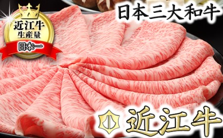 【12月発送分】極上近江牛すき焼き・しゃぶしゃぶ用　ロース【800ｇ】【CB02U-12m】