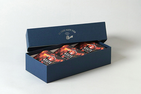 [琵琶湖 沖島からの贈物]缶詰 3個 セット びわ湖産 こあゆ オイル漬 ( 105g × 3 ) [24hour party fish gift for okishima KOAYU in COTTONSEED OIL][D025W] 鮎 缶詰