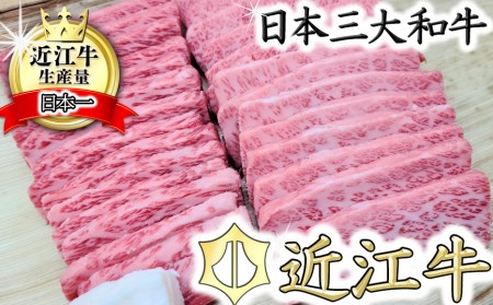 [総本家 肉のあさの]5等級近江牛焼肉用(肩ロース・バラ)[500g]