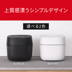 パナソニック 可変圧力IHジャー 炊飯器 おどり炊き 5.5合 SR-N510D-K 炊飯容量1.0L ブラック