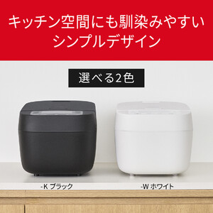 パナソニック 可変圧力IHジャー 炊飯器 おどり炊き 5.5合 SR-N310D-W 炊飯容量1.0L ホワイト