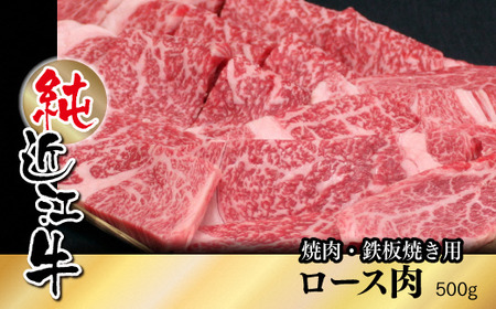 純近江牛焼肉・鉄板焼き用ロース肉 500g [0352] | 近江牛 焼肉 ロース 肉 牛