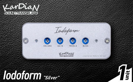 Iodoform "Silver" ヨードホルム キャラクターモジュール エフェクティブ ブルース ジャズマン ハードロック 2EQ イコライジング ノイズレスサウンド エフェクター エレキ ギター ベース 楽器 アクセサリ 音響機材 滋賀県 守山市