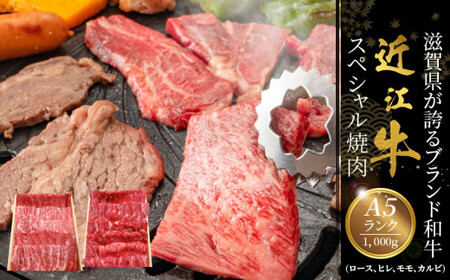 A5ランク　近江牛スペシャル焼肉　1,000g