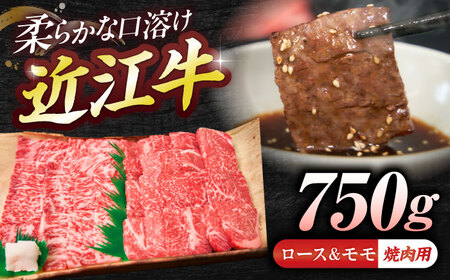 近江牛ロース＆モモ（焼肉）750g  栗東市 / 有限会社 岡山[BIBE048]
