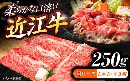 近江牛ロース・肩ロース(すきしゃぶ)250g 栗東市 / 有限会社 岡山[BIBE089]