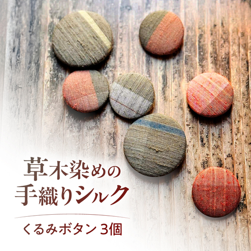 くるみボタン 3個入り BICO001 ボタン