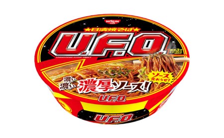 日清焼そばU.F.O.（1ケース12食入）加工食品 焼きそば 麺類 濃厚カップ焼そば インスタント ソース焼きそば 12食 備蓄 ローリングストック