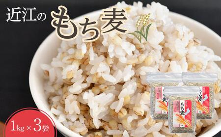 近江のもち麦１kg３袋