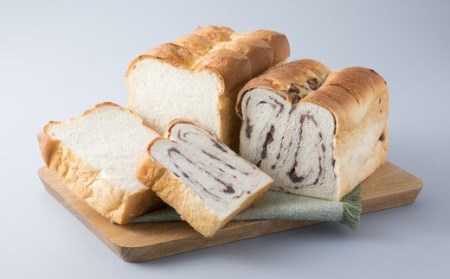 宝牧場 「MILKCROWN」ミルク食パン バタートップ&あん食パンセット [高島屋選定品]