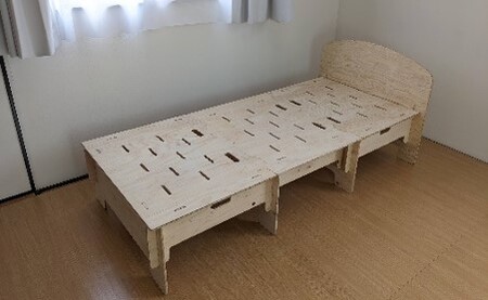 国産ひのき製組立ベッド 「もくみん+ (プラス)」 近江化成工業