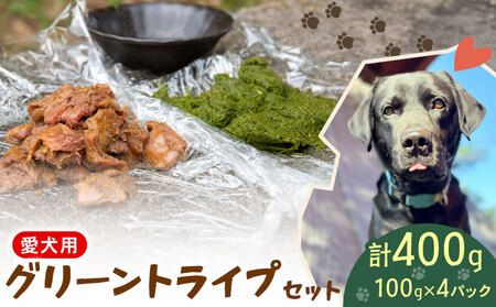犬用 シカ の グリーントライプ セット 2種類 100 g× 4 袋 ジビエ 鹿肉 肉 鹿 胃 ペットフード ドッグフード ペット 安心 健康 おやつ 犬 国産 ごはん トッピング ペット 用品 ペットフード のおやつ 用 ご褒美 乳酸菌 全犬種対応 小分け 個包装