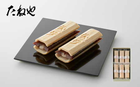 [たねや]ふくみ天平 6個入( たねや クラブハリエ ふくみ天平 最中 モナカ 和菓子 ギフト 贈答 BN34 )