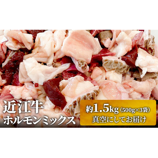 [(限定)父の日までに届く]近江牛 西川畜産 近江牛ホルモンミックス 約1.5kg ふるさと納税 牛肉 お肉 もつ鍋 牛肉炒め物 ブランド牛[6/21までに着]