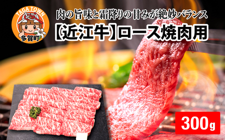 [日本三大和牛]近江牛ロース焼肉用 300g