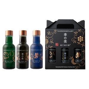 【京都蒸溜所】季の美　京都ドライジン　200ml　飲み比べ3種セット（季の美＆勢＆季のTEA） ［京都 お酒 ジン ドライジン スピリッツ 人気 おすすめ こだわり 蒸留 蒸留酒 蒸留所 飲み比べ セット］