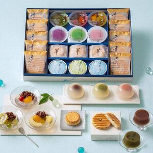 【鼓月】お中元・夏の銘菓撰 (10種22個）［ 京都 老舗 和菓子 千寿せんべい 有名店 人気 おすすめ お菓子 スイーツ 抹茶 お取り寄せ 通販 ギフト プレゼント 贈答 送料無料 ふるさと納税 ］