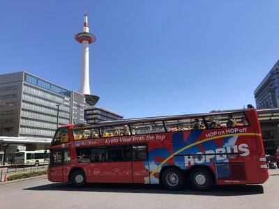 「乗り降り自由!京都の主要な観光地を巡る周遊パス」スカイホップバス(Sky Hop Bus)小人1日券