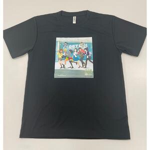 [京都市交通局]“地下鉄に乗るっ"10周年記念デザインTシャツ(ブラック/Lサイズ)