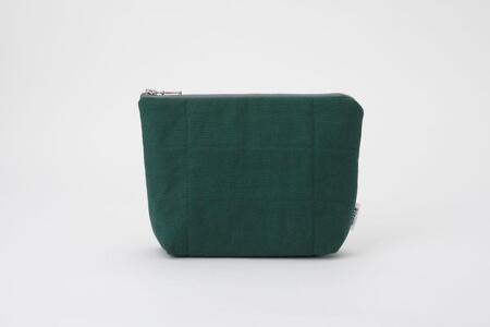 [kiten.kyoto]HANTEN. Pouch 深緑(FUKAMIDORI)