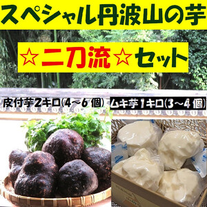 [芋家なか吉]スペシャル丹波山の芋☆二刀流☆セット (11月収穫プレミアム特選品つくね芋)|京都 人気 やまいも[ 京都 山の芋専門店 職人 とろろ 芋 いも イモ 野菜 3kg 人気 おすすめ お取り寄せ 通販 送料無料 ふるさと納税 ]