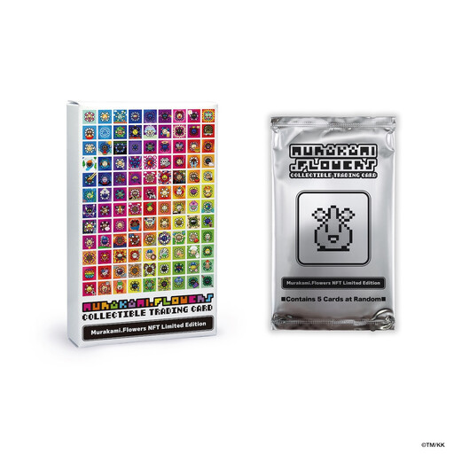 Murakami.Flowers Collectible Trading Card-Murakami.Flowers NFT Limited Edition(BOX)|京都 アート トレカ