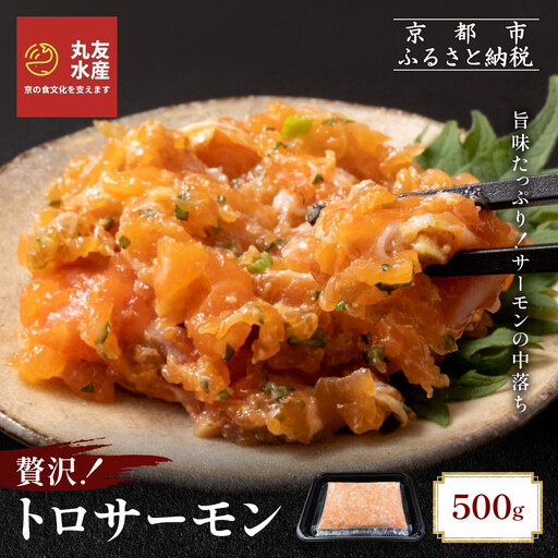 [丸友水産]トロサーモン 500g|京都 トロサーモン ノルウェー産