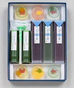 [京菓匠 笹屋伊織]夏の彩(SN-40A)(涼の晴風・水羊羹・くずきり)[ 京都 スイーツ 老舗 ゼリー 水ようかん おいしい 人気 おすすめ お取り寄せ お菓子 和菓子 送料無料 ふるさと納税]