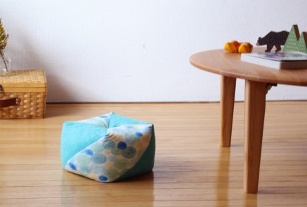 [洛中高岡屋]えがおつながる、おざぶとん『おじゃみキッズ学(がく)』(しゃぼんふゆ&藍玉)