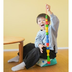 [洛中高岡屋]えがおつながる、おざぶとん『おじゃみキッズ習(しゅう)』(しゃぼんふゆ&藍玉)