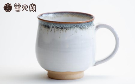 [晋六窯]白萩海鼠釉薬マグカップ