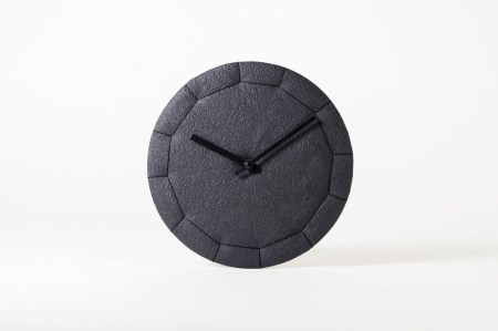 [尚雅堂]黒谷 和綴じクロック(黒)〜made in Kyotoの新しい掛け時計〜