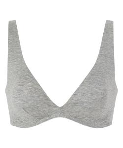 【ウンナナクール】364 コットン＜Sサイズ＞シルバーグレー1枚｜京都 ワコール インナーブランド ラクときれいを叶えるノンワイヤーブラジャー 人気