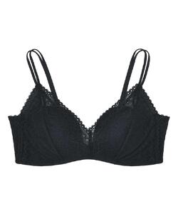 【ウンナナクール】364 レース＜LLサイズ＞ブラック1枚｜京都 ワコール インナーブランド ラクときれいを叶えるノンワイヤーブラジャー 人気