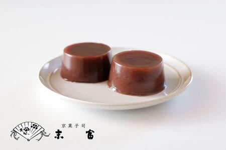 [京菓子司 末富]華あづき 丹波大納言 水羊羹 85g×6缶[ 京都 スイーツ 老舗 ようかん 夏限定 おいしい 人気 おすすめ お取り寄せ お菓子 和菓子 送料無料 ふるさと納税]