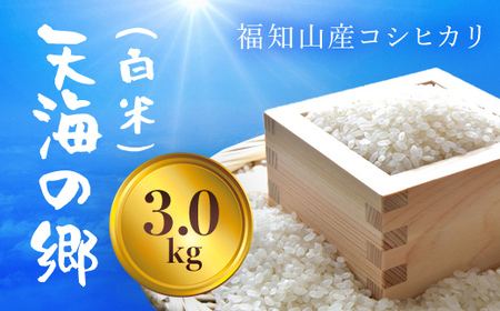 [令和6年産新米]福知山産コシヒカリ『天海の郷』天空に広がる天海の郷 3kg(白米) FCCM009 / コシヒカリ 美味しいコシヒカリ