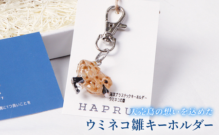 天売島の想いを込めた「ウミネコ雛のキーホルダー」[26009]