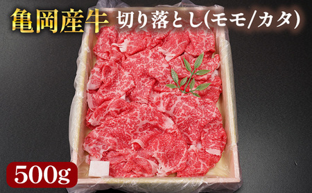 [銀閣寺大西]亀岡産牛 国産黒毛和牛 切り落とし(モモ/カタ) 500g 牛肉 切り落とし 切り落とし 切り落とし 切り落とし 切り落とし