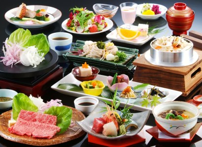 京都 湯の花温泉 松園荘保津川亭 4名様 日帰り入浴付き食事券 京都 旅行 観光 温泉
